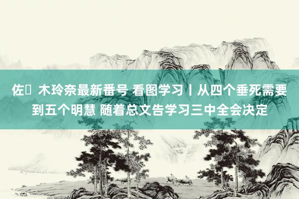 佐々木玲奈最新番号 看图学习丨从四个垂死需要到五个明慧 随着总文告学习三中全会决定