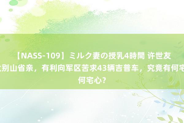 【NASS-109】ミルク妻の授乳4時間 许世友回大别山省亲，有利向军区苦求43辆吉普车，究竟有何宅心？